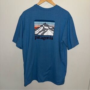 Patagonia Line Logo Ridge Pocket Responsibili-Tee T-shirt Men's Size Large